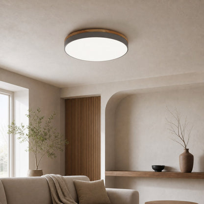 Cielora Round Flush Mount Ceiling Lamp Minimal Profile - Modern Interior Decor