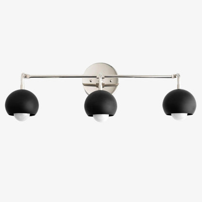 Metio Kuppel-Dekoratives Schminklicht – Klassische Badezimmer-Wandlampe mit Kugelschirm