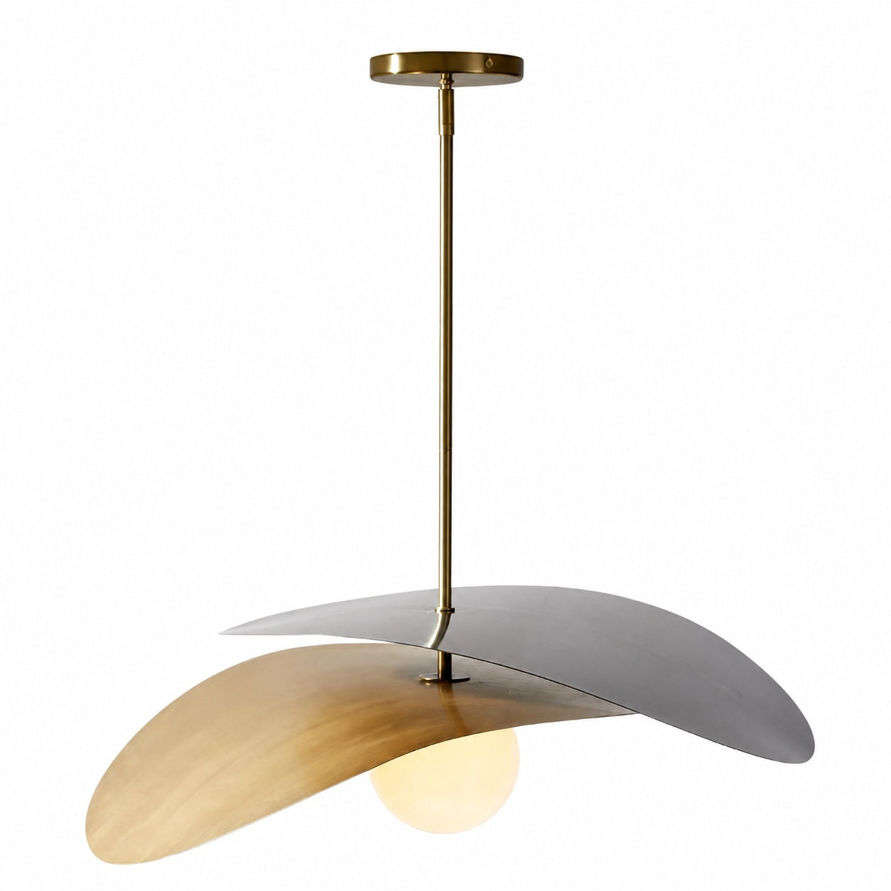 Tynora Pendelleuchte – Modern mit Metallic-Oberflächen und Glas