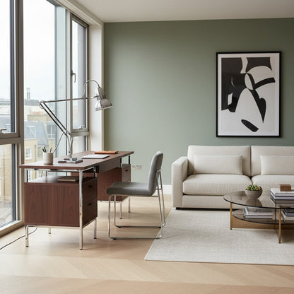 Classic Multicolor Desk Lamp - Adjustable Spring-Arm for Study Room