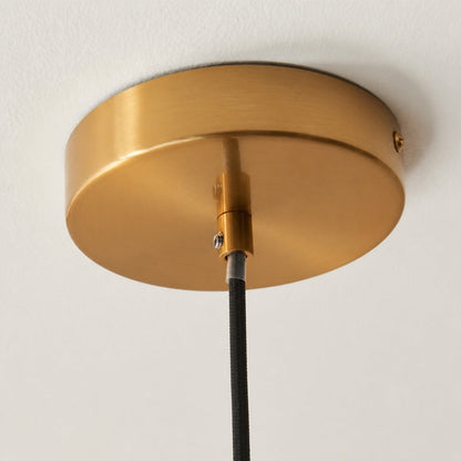 Korlisse Pendelleuchte aus Naturstein und Glas – Stilvolle Lampe für Wohnzimmer oder Lounge
