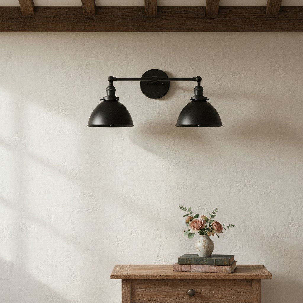 Conique Metal Industrial Vanity Light  - Modern Bathroom Lighting Fixture