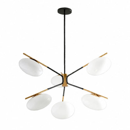 Brimush Pendelleuchte in flacher Kugelform – Minimalistische Architekturform