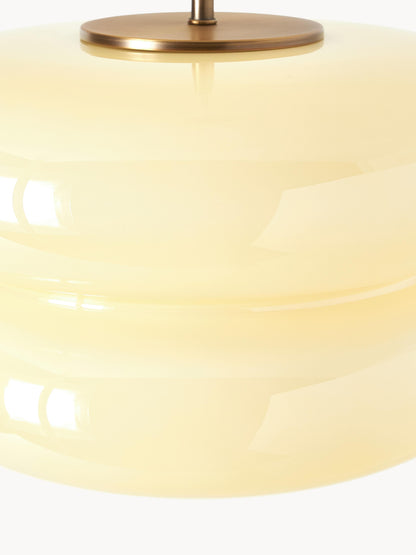 Spherical Opal Glass Pendant Lamp Modern Style for Dining & Living Rooms