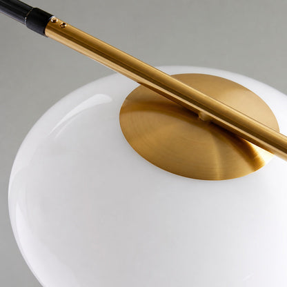 Brimush Pendelleuchte in flacher Kugelform – Minimalistische Architekturform