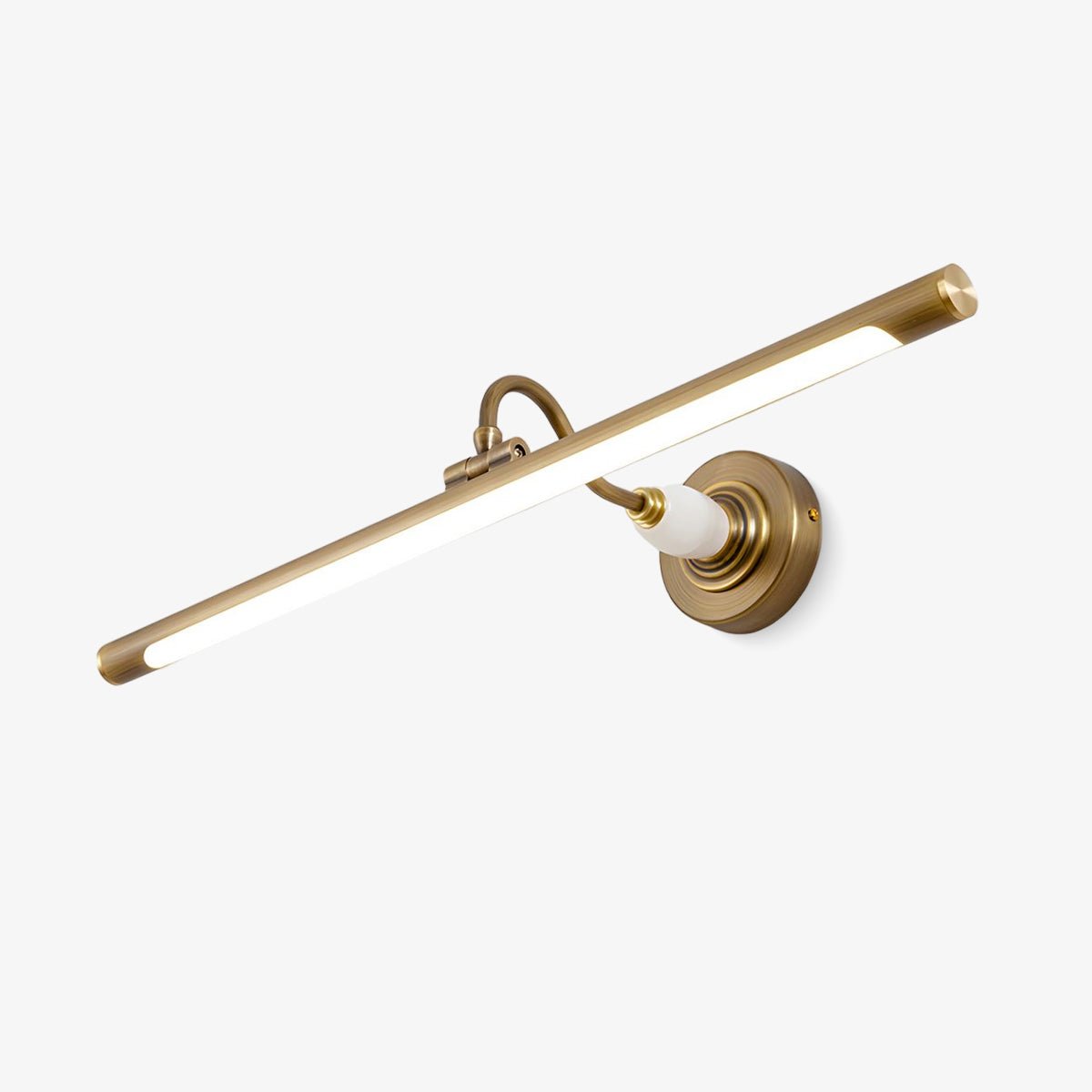 Wandleuchte aus Metall in Bronze-Finish