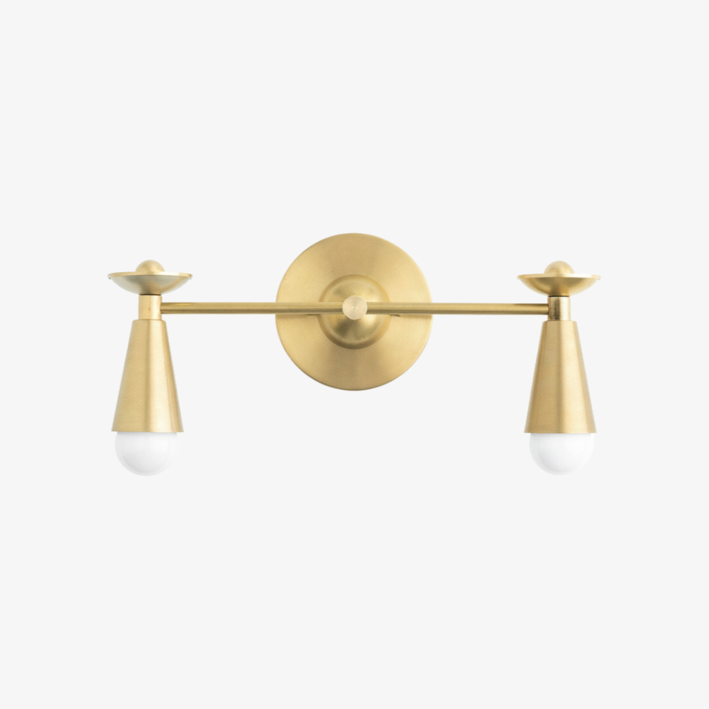 Pyralis Cone Modern Art Deco Lighting - Vintage Style Vanity Sconce Light