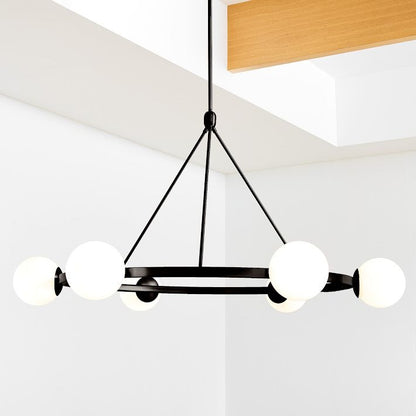 Brelia Round Light Chandelier - Modern Globe Chandelier in Stylish Design