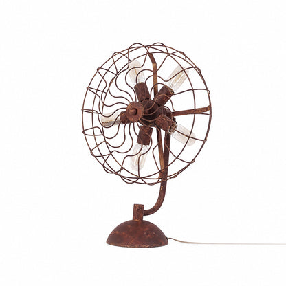 Old Style Fan Table Lamp