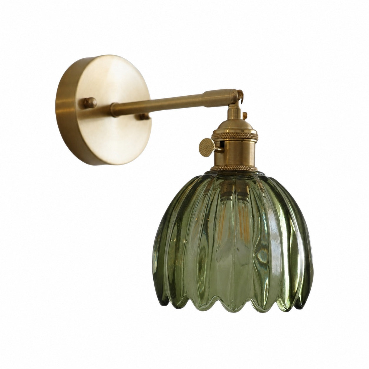 Blossix Floral Tulip Wall Sconce – Modern Wall Lamp Metal Base for Home Interior Lighting N64