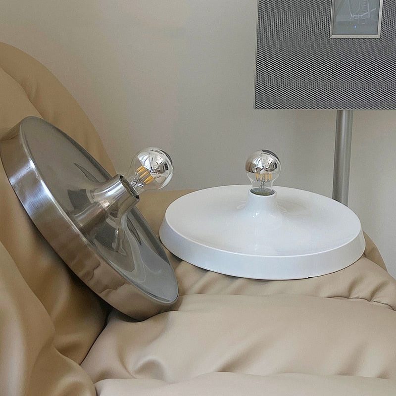 Mid Century Space Age Scheiben Wandleuchte