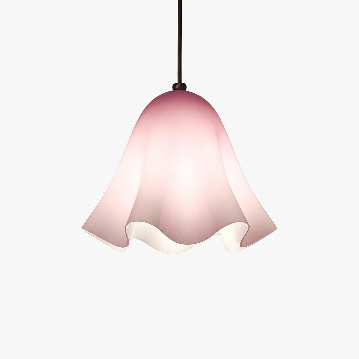 Bellina Artistic Glass Pendant Light - Modern Bloom Inspired Hanging Ceiling Lamp
