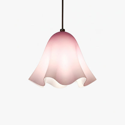 Bellina Artistic Glass Pendant Light - Modern Bloom Inspired Hanging Ceiling Lamp