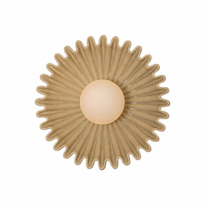 Glova Nordic Floral Ceramic Wall Light – Sculptural Accent Wall Lamp for Bedroom, Hallway, Living Room