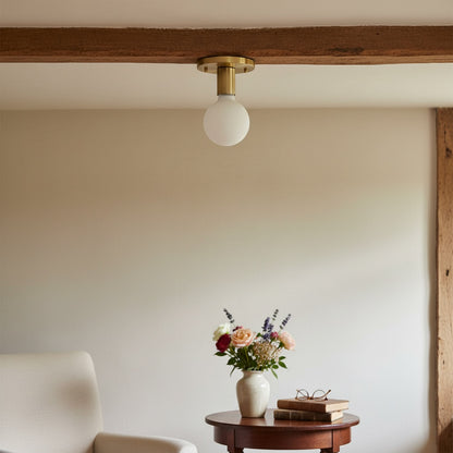 Glorica Glass Minimalist Wall Sconce - Versatile Modern Light For Any Room