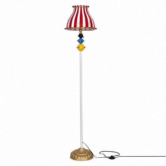 Festilo Circus Sculptural Floor Lamp – Curved Arch Metal Design Floor Fixture for Living Spaces