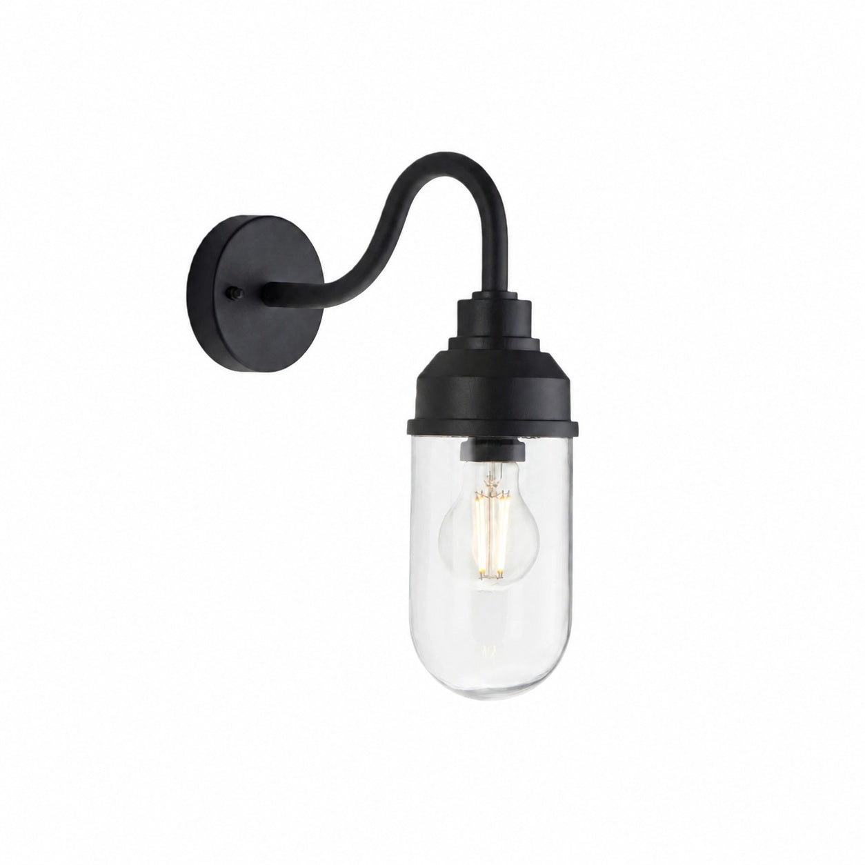 Trevanta Contemporary Outdoor Wall Light – Minimalist Lantern for Entryways & Facades