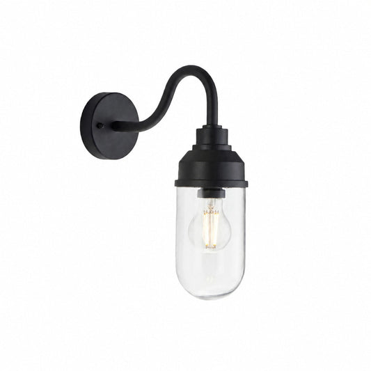 Trevanta Contemporary Outdoor Wall Light – Minimalist Lantern for Entryways & Facades