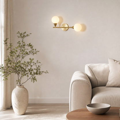 Holten Brass Armed Sconce