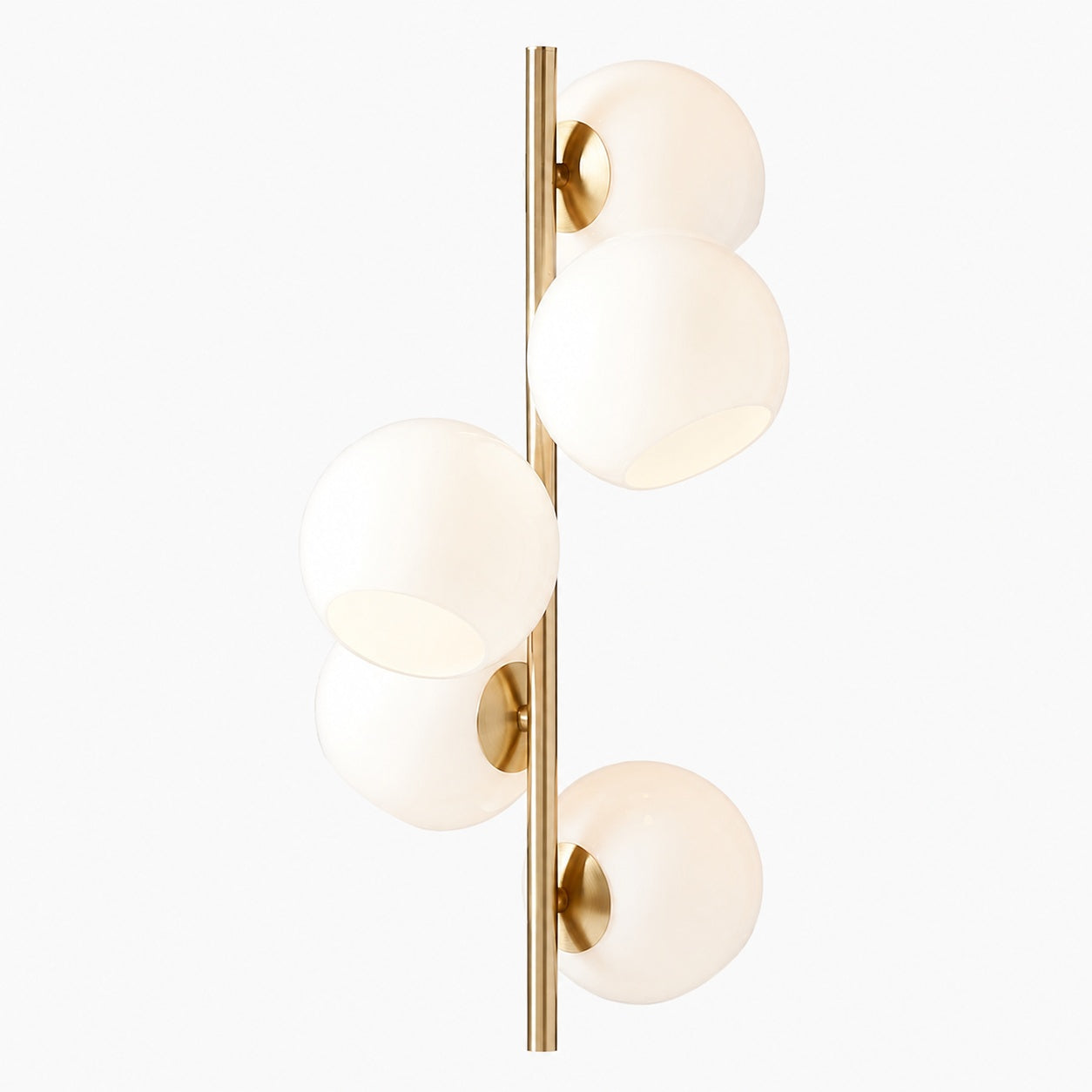 Brina Glass Multi-Light Stehleuchte – Moderne Stehleuchte mit Eleganz