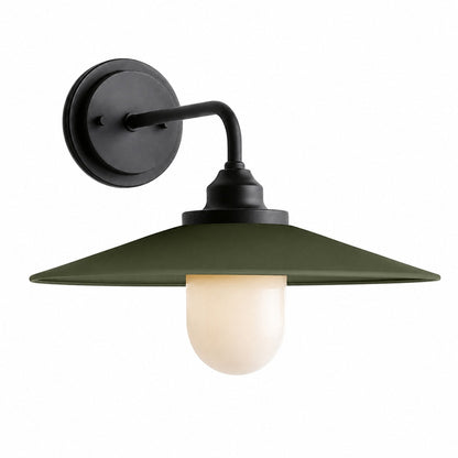 Cordax Wandleuchte im Utility-Stil – Metall und Glas für die Innen- und Außendekoration