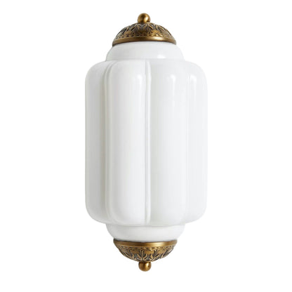 Eloise Unterputz Wandleuchte - Retro Wandleuchte Milchglas