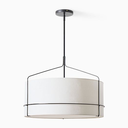 Horelia Pendant - Industrial Ceiling Light with Dark Bronze Metal