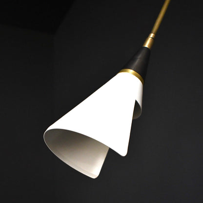Magari Mid Century Wandleuchte Messing Schwenkbar