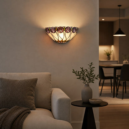TF Hutchinson Tiffany Wall Light – Stylish Art Deco Fit for Hallway