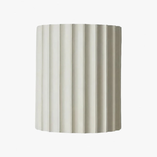 Ribellex Minimalist Ribbed Fluted Wall Light Sculptural Wall Lamp for Bedroom Hallway N59