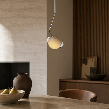 Chic Luminance Alabaster Pendant Light