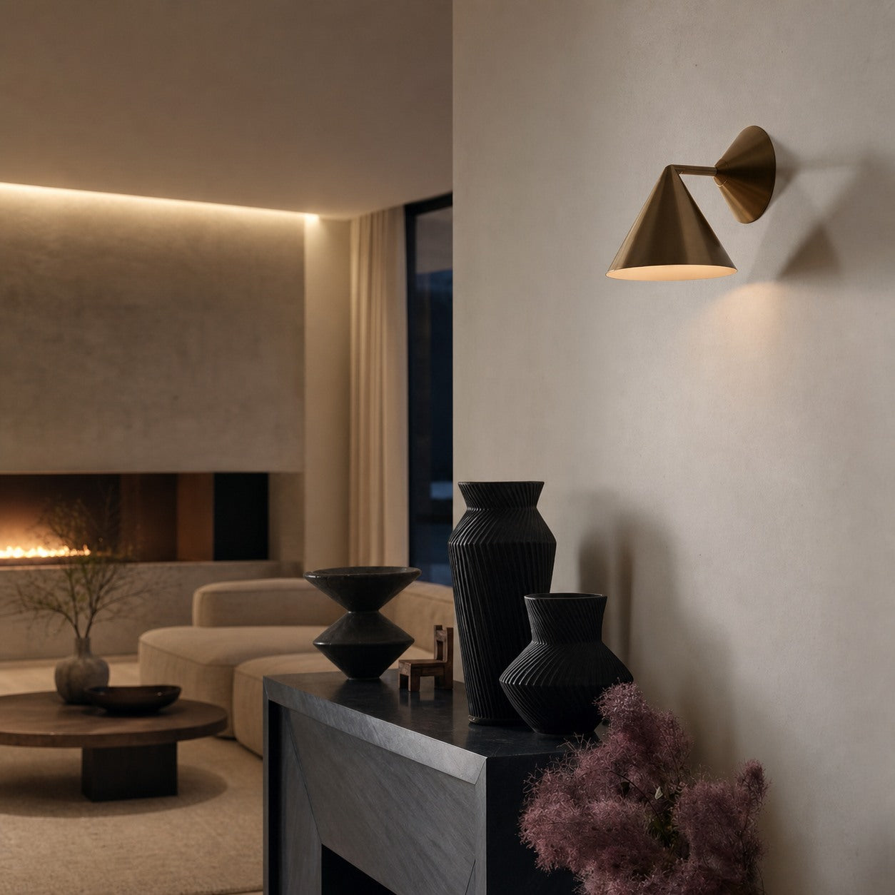 Brivana Wandleuchte – Moderne Metall-Wandlampe für Schlafzimmer & Flur