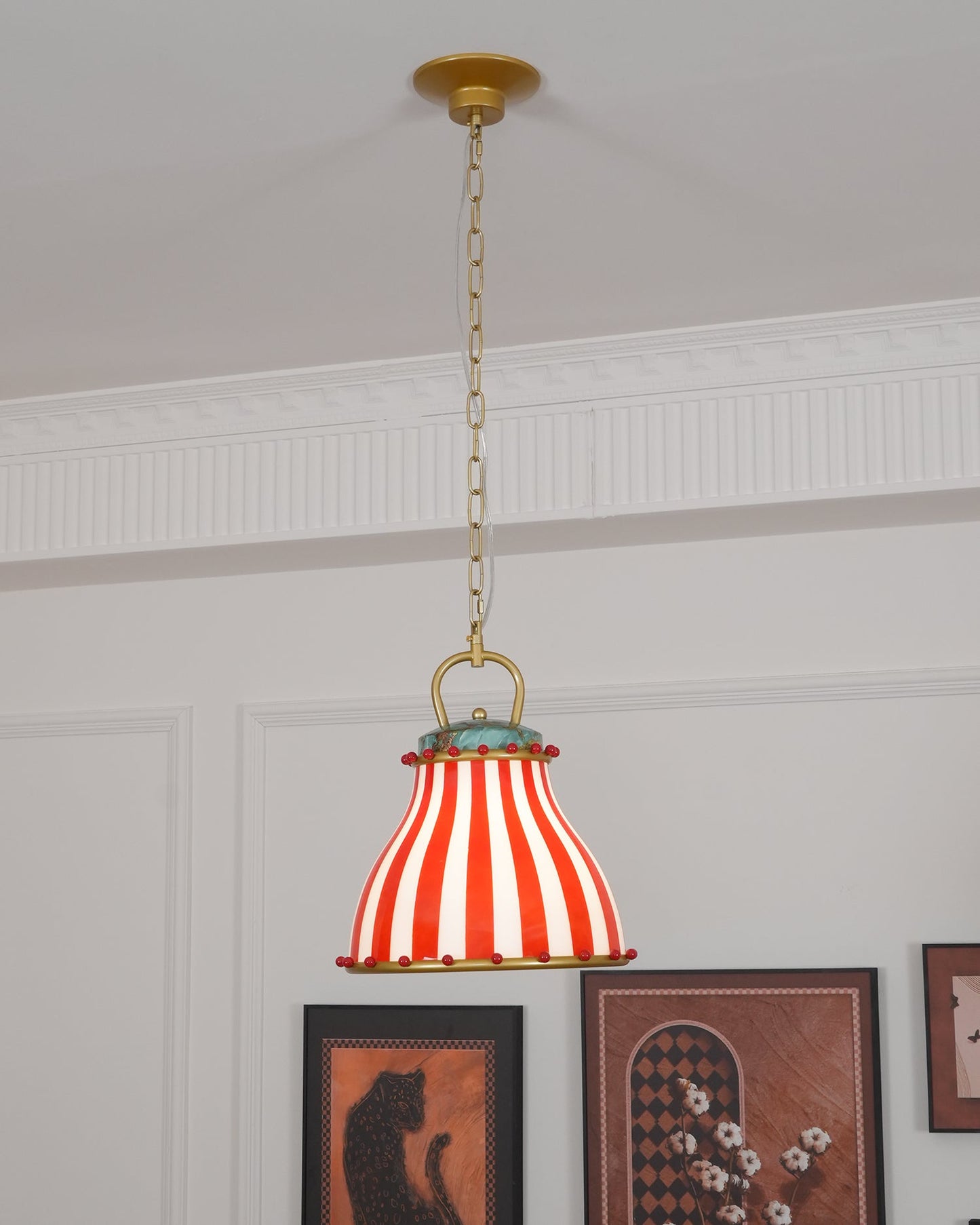 Dekoration Retro Glas Zirkus Pendelleuchte