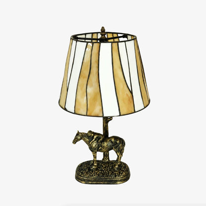 Tiffany-style stained glass table lamp product image
