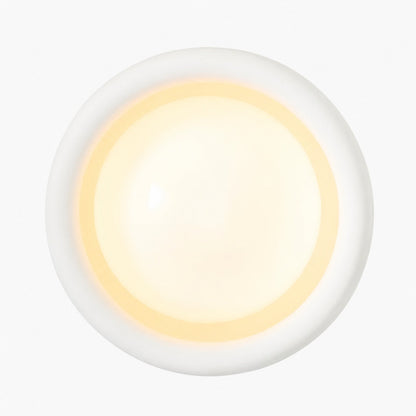 Cerova Modern Ivory Porcelain Sconce – Soft Organic Wall Light
