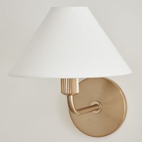 Diora Contemporary Wall Lamp with Soft Shade - Versatile Wall Sconce for Bedroom or Lounge