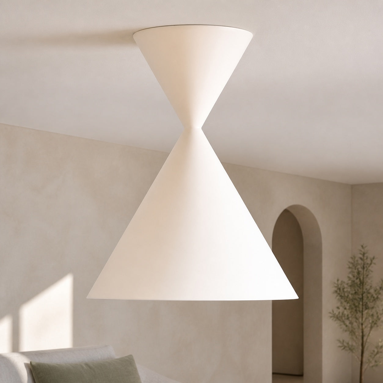 Brivana Semi Flush Deckenleuchte – Minimalistisches Design für Schlafzimmer & Wohnzimmer