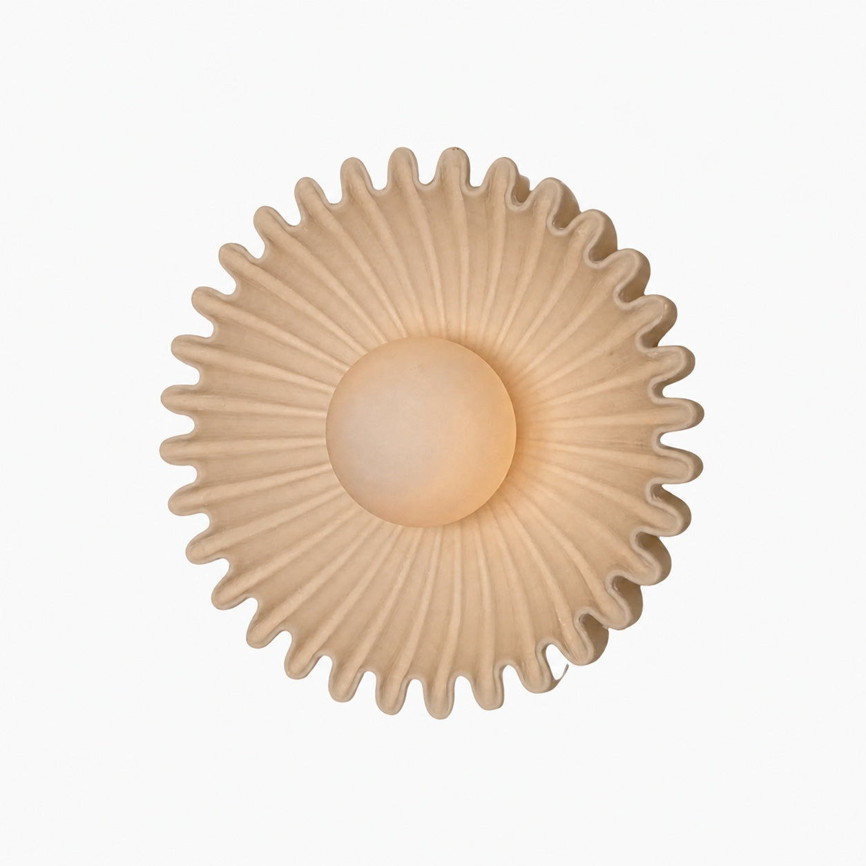 Glova Nordic Floral Ceramic Wall Light – Sculptural Accent Wall Lamp for Bedroom, Hallway, Living Room