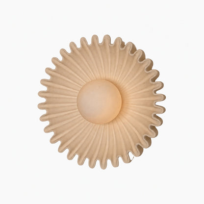 Glova Nordic Floral Ceramic Wall Light – Sculptural Accent Wall Lamp for Bedroom, Hallway, Living Room
