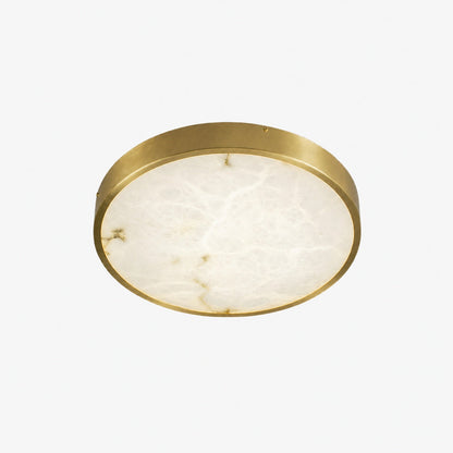 Geometric Alabaster Recessed Ceiling Light