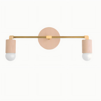 Mobilux Line Holz- und Schminktischleuchte – Böhmische Badezimmerbeleuchtung