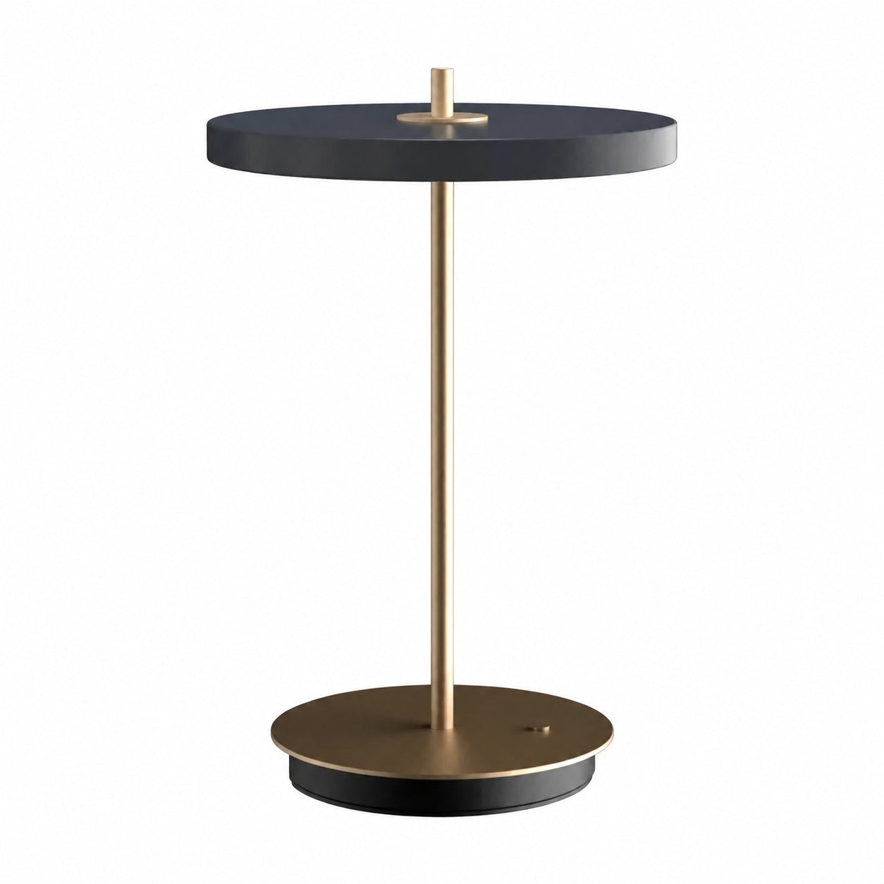 Astris Modern Minimalist Metal Table Lamp Soft LED Illumination for Living Room and Office