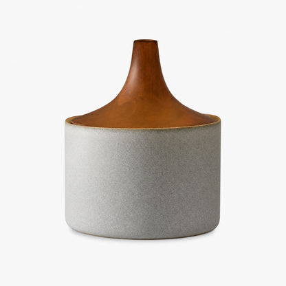 外观版权-Avero Contemporary Table Lamp - Textured Cement Design for Living Room and Office