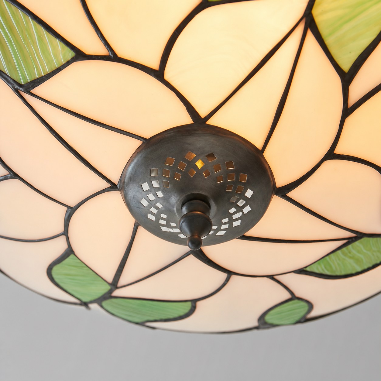 TF Botanica Florale Glas-Decken- und Pendelleuchten – Leuchten im Kunstglas-Stil für Räume