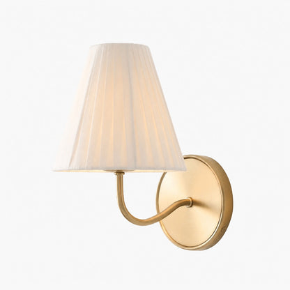 Fibura Zeitlose Wandleuchte mit Leinen Schirm - Minimalistisches Design für stilvolle Innenräume