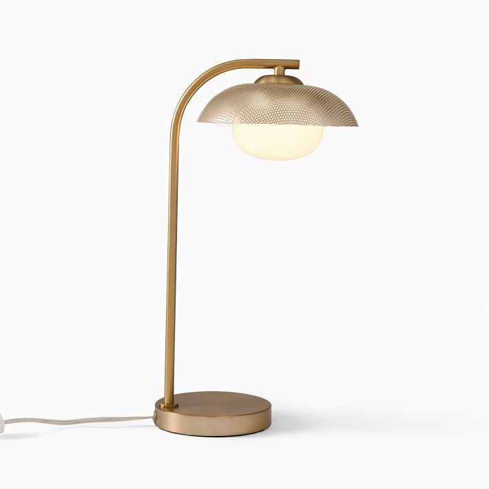 Elorina Perforated Metal Table Lamp – Modern Design