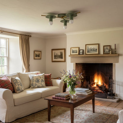 Radiro Colorful Geometric Globe Ceiling Light – Modern Minimalist Fixture for Living Rooms