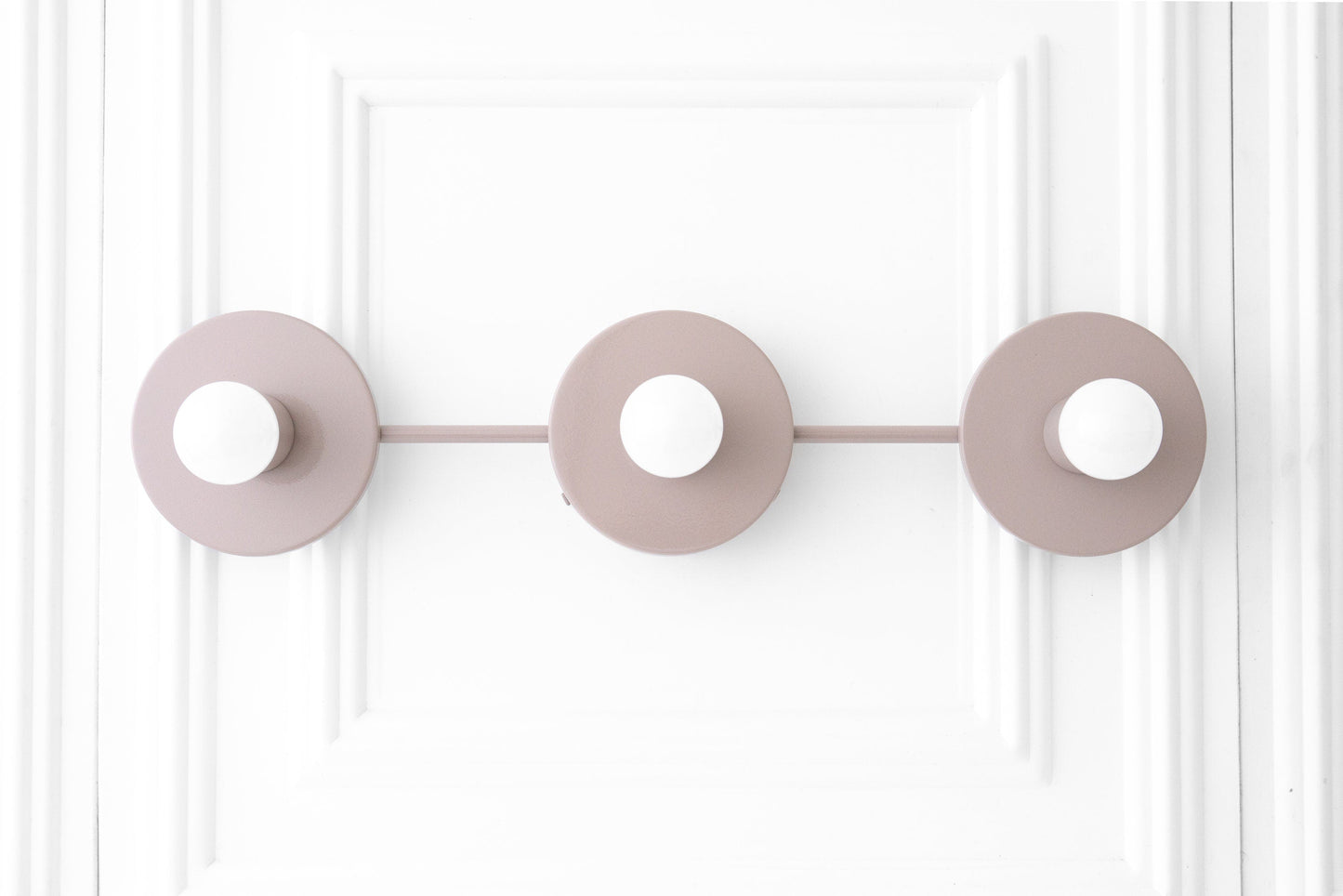 Radiro Globe Modern Spherical Glass Vanity Light – Minimalist 3-Light Fixture for Bathrooms