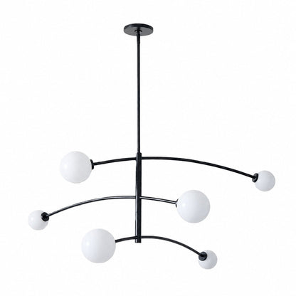 Arden Glass Pendant Chandelier – Minimalist Geometric Design for Modern Interiors