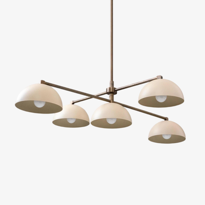 Metio Dome-Design Ceiling Chandelier - Elegant Lighting for Dining & Living Rooms